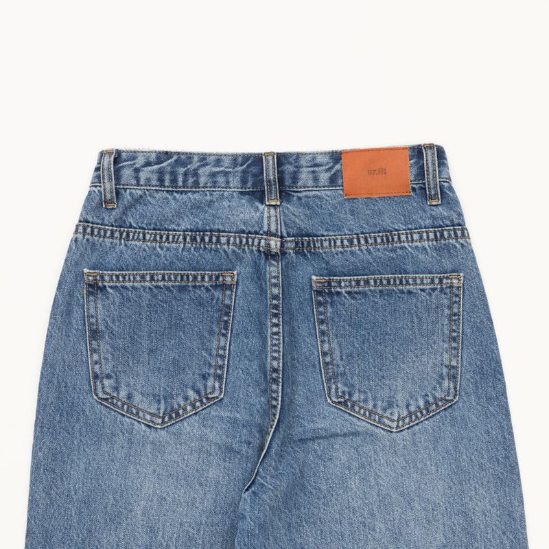 MEDIUM BLUE STRAIGHT DENIM PANTS [16626]
