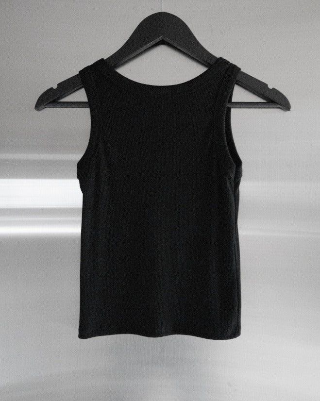 Elin Minimal Ribbed Sleeveless