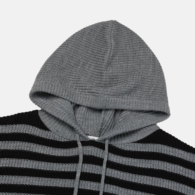 Rush Striped Hooded Knit (3 Colors)