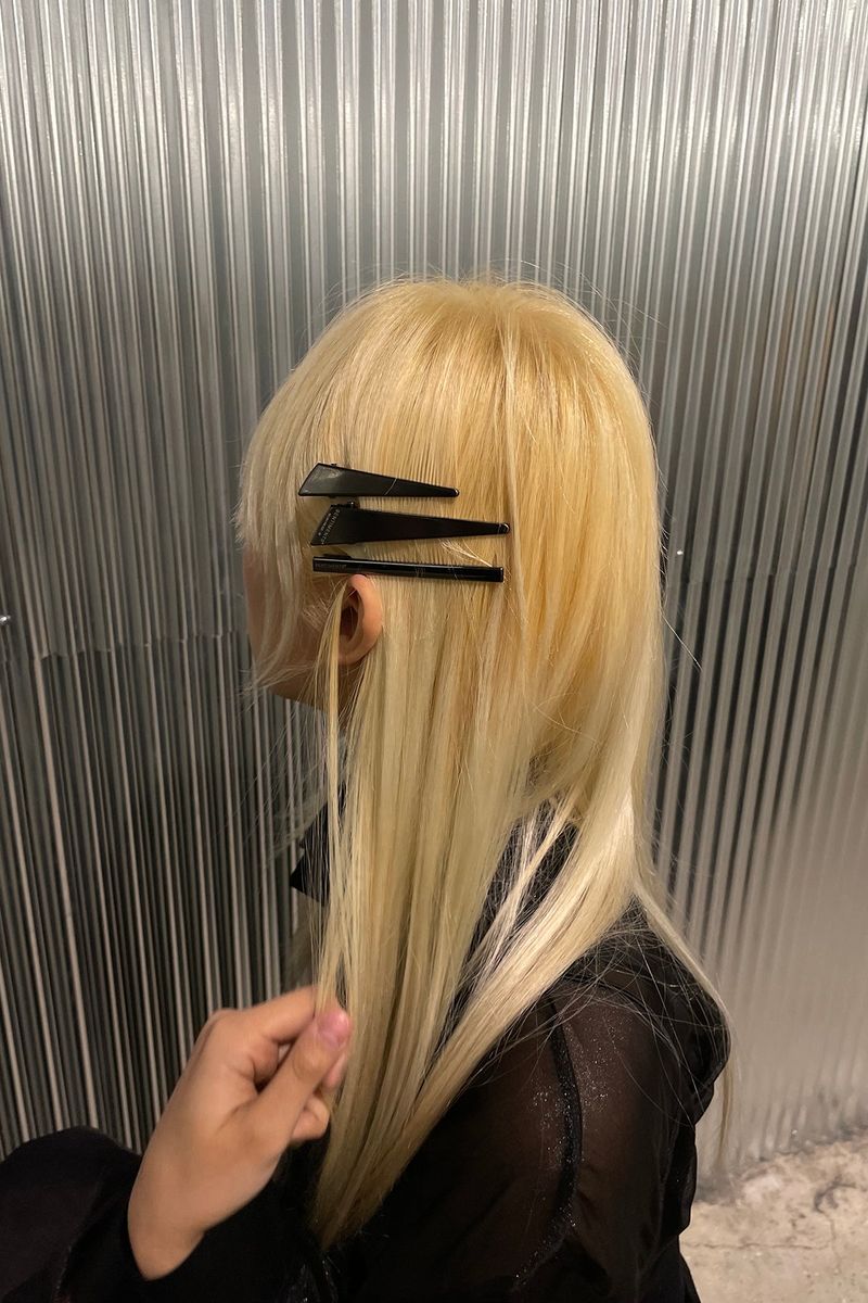 NO.364 [BLACK] HAIR PIN 3SET TRIANGLE