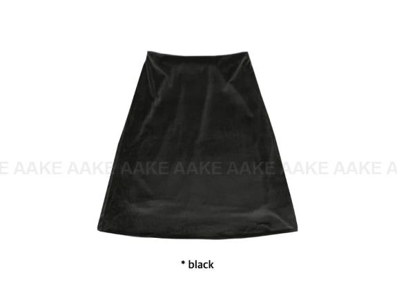 VELVET SHINE MIDI SKIRT 