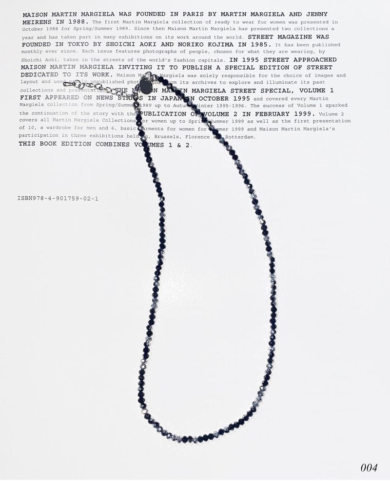 crystal beads necklace (5color)