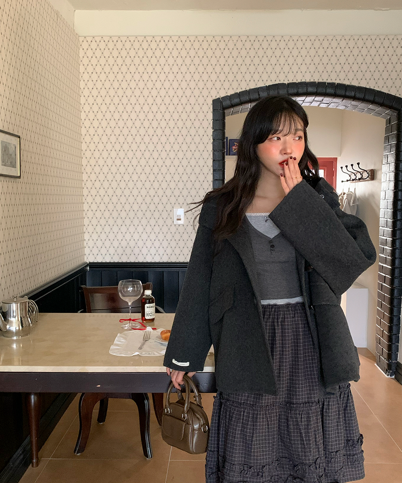 Duffle Half-Length Handmade Coat Jacket