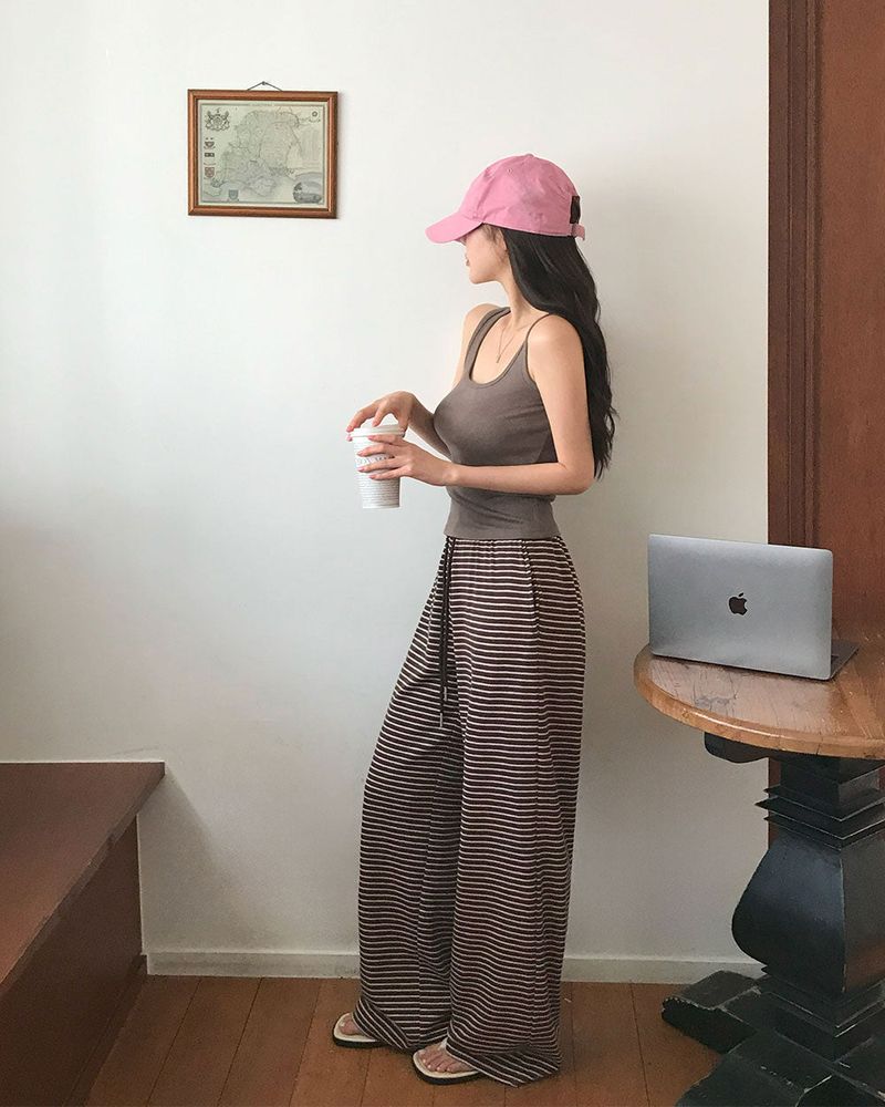 [MADE] Seed, stripe training pants