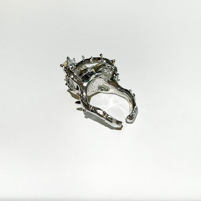 [Celeb pick] Devil punk Ring [silver]