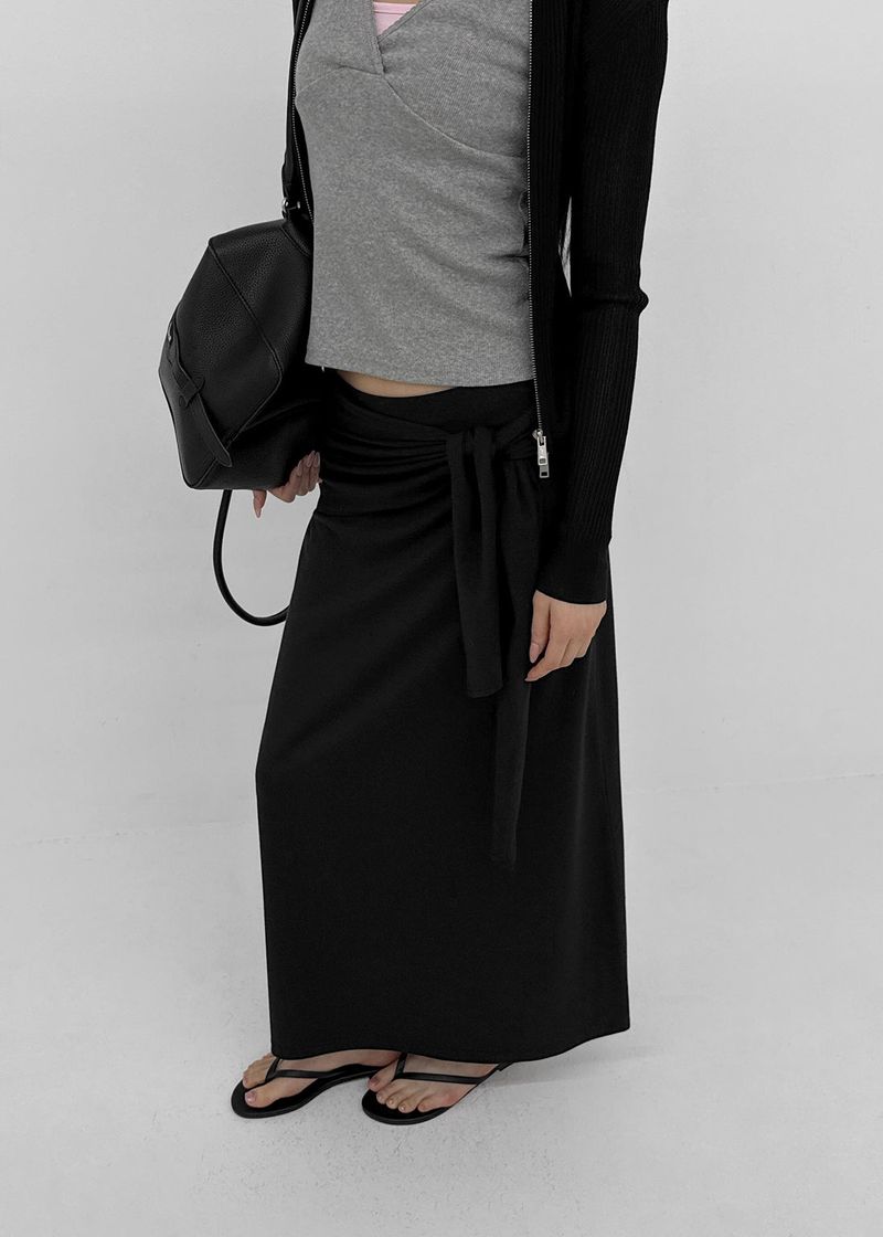 [MADE] Lofren Set - Long Skirt, Layered Wrap
