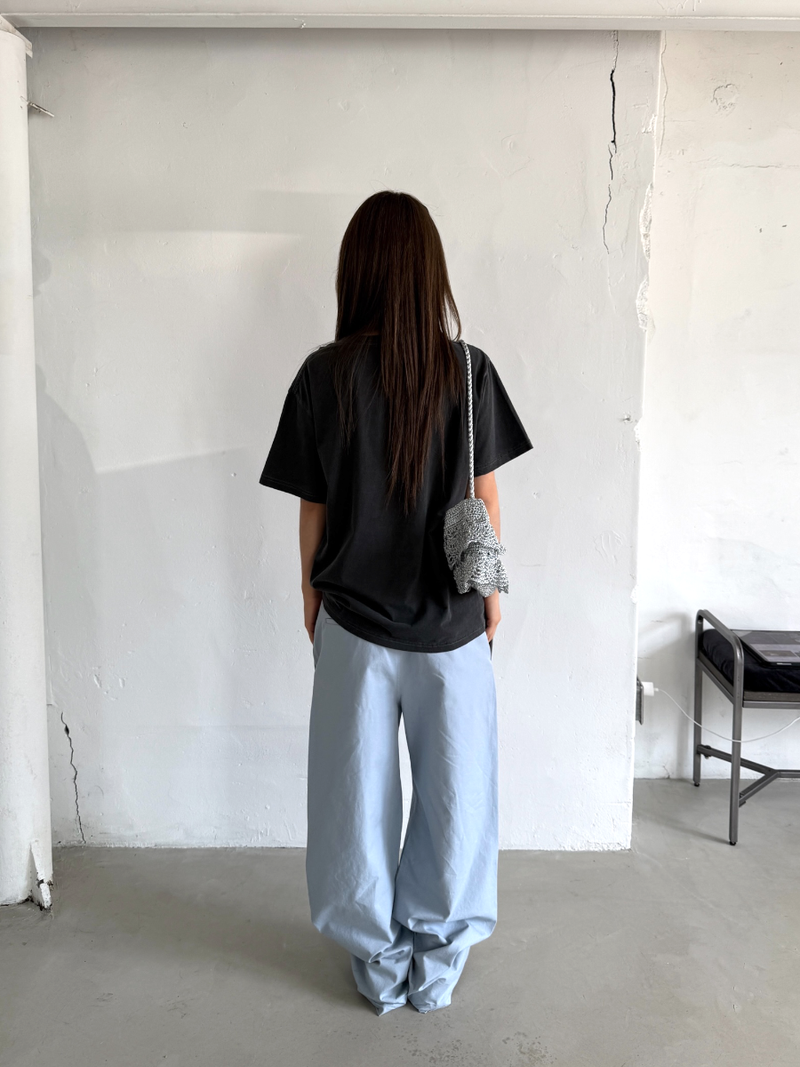 cotton wide chino pants
