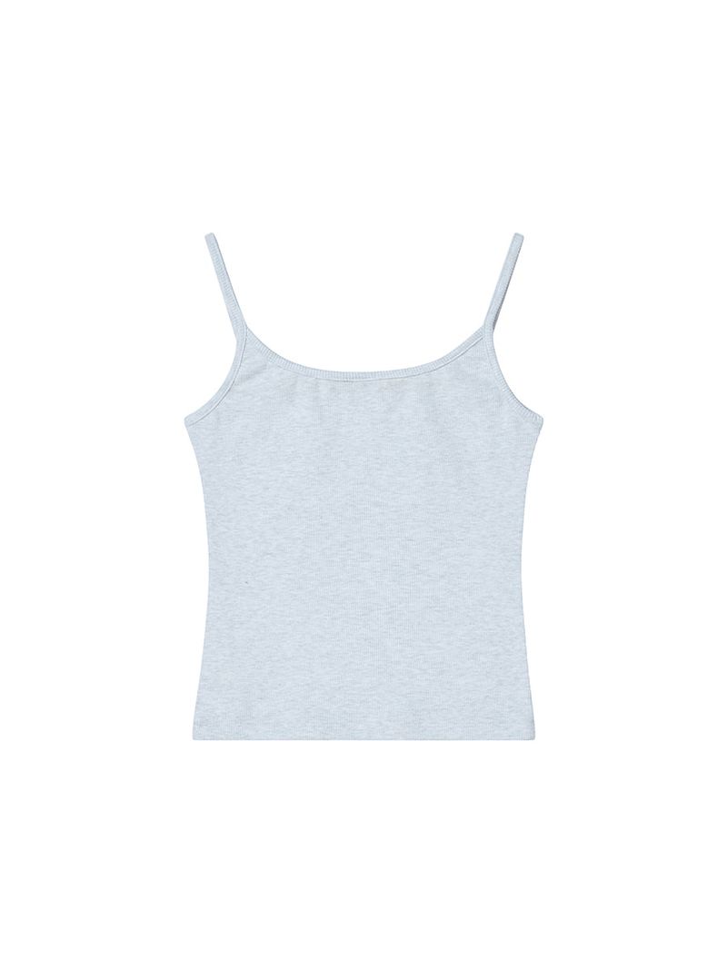 MOON SLEEVELESS HEATHER GREY
