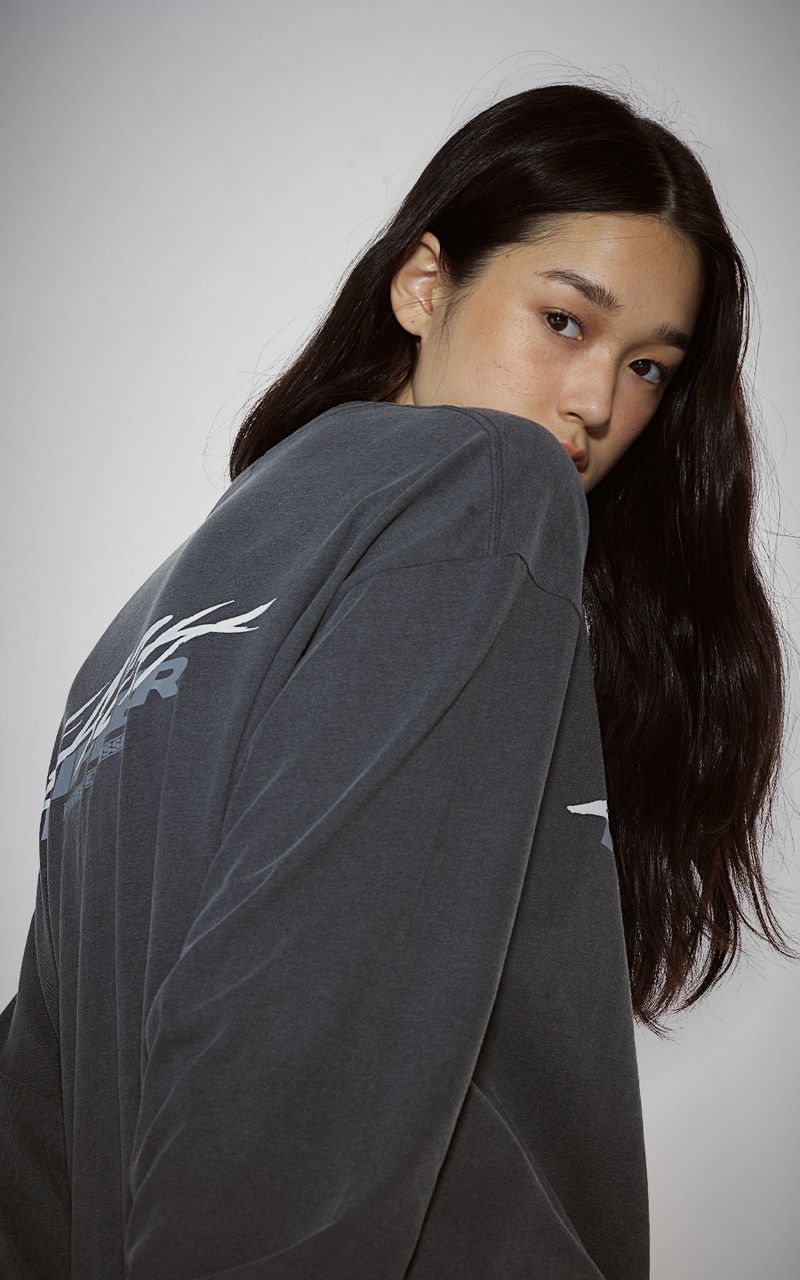 GRAFFITI LONG SLEEVE_GRAY