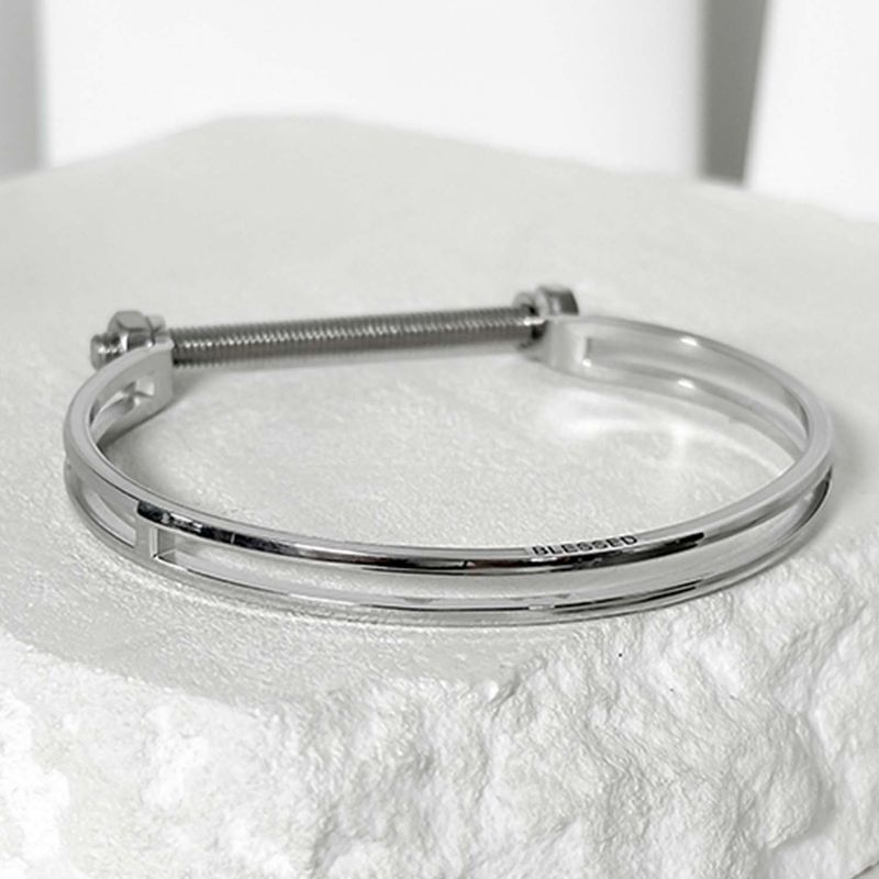 BLESSED BULLET（ブレスドブレット）の「ss-ML reversible clamp blangle_L silver（Accessories）」