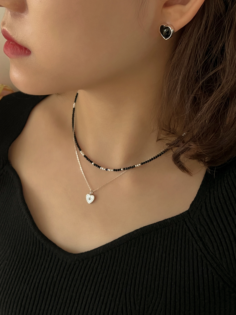 Starry night necklace (silver)
