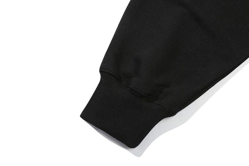 MONOCHROME HOODIE_BLACK