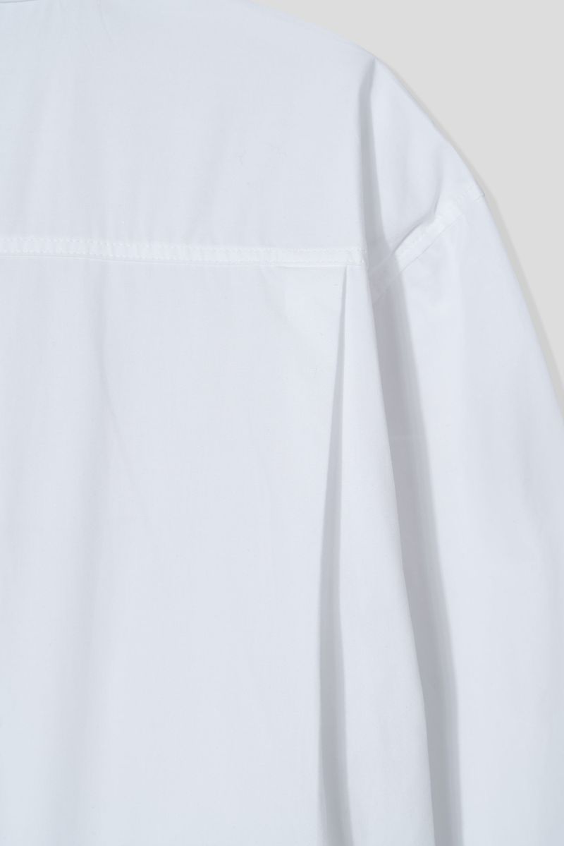 Minimal Crop Plain Shirt (4colors)