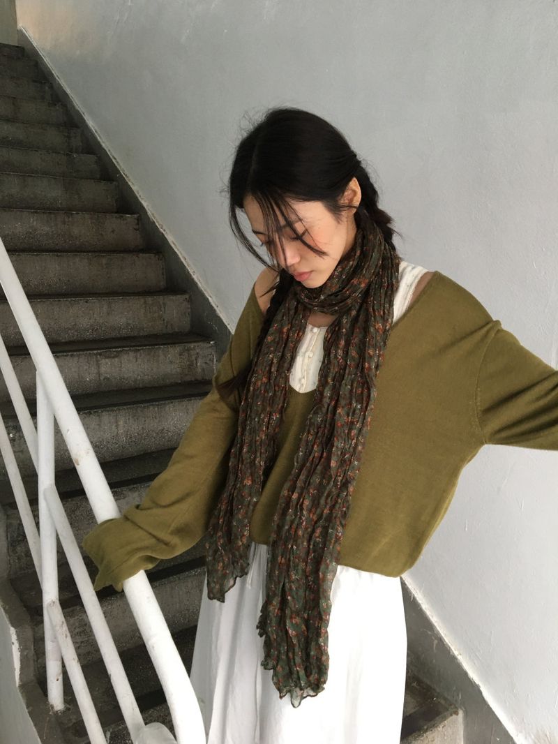 Sunday V-neck Knit (4color)