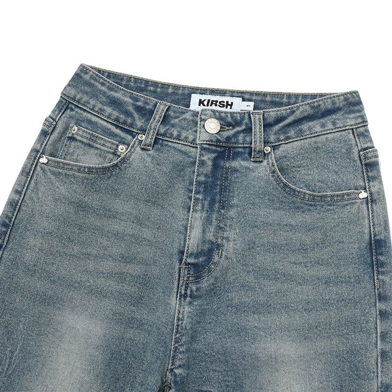 CHERRY SPAN SLIM-FIT DENIM PANTS [BLUE]