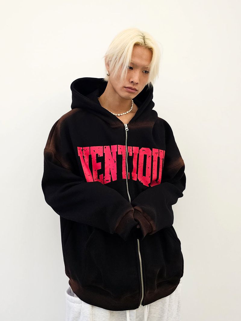 VENTIQUE VTQ Napping hooded zip-up 3colors