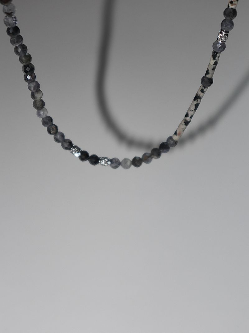iolite gemstone choker