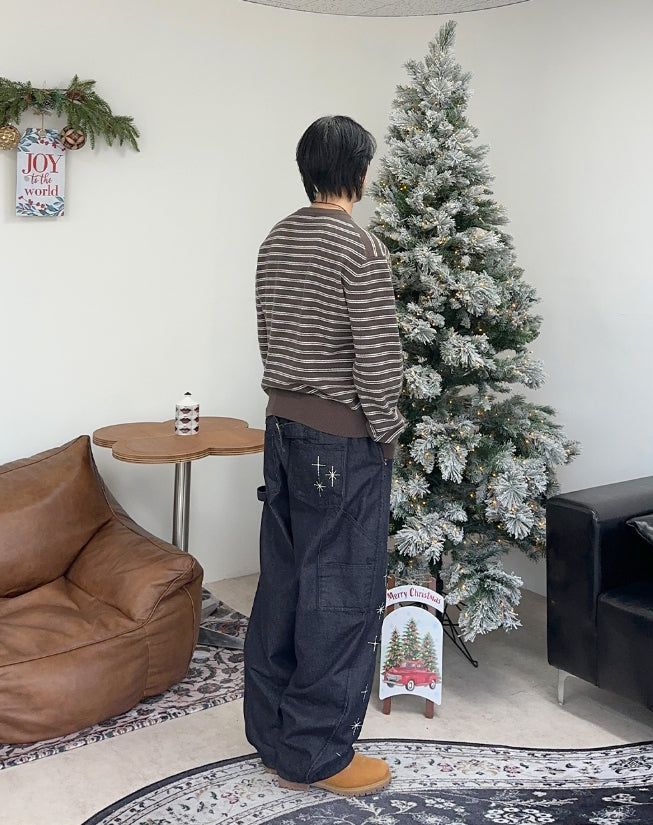 Lao Henley Neck Knit Long Sleeve