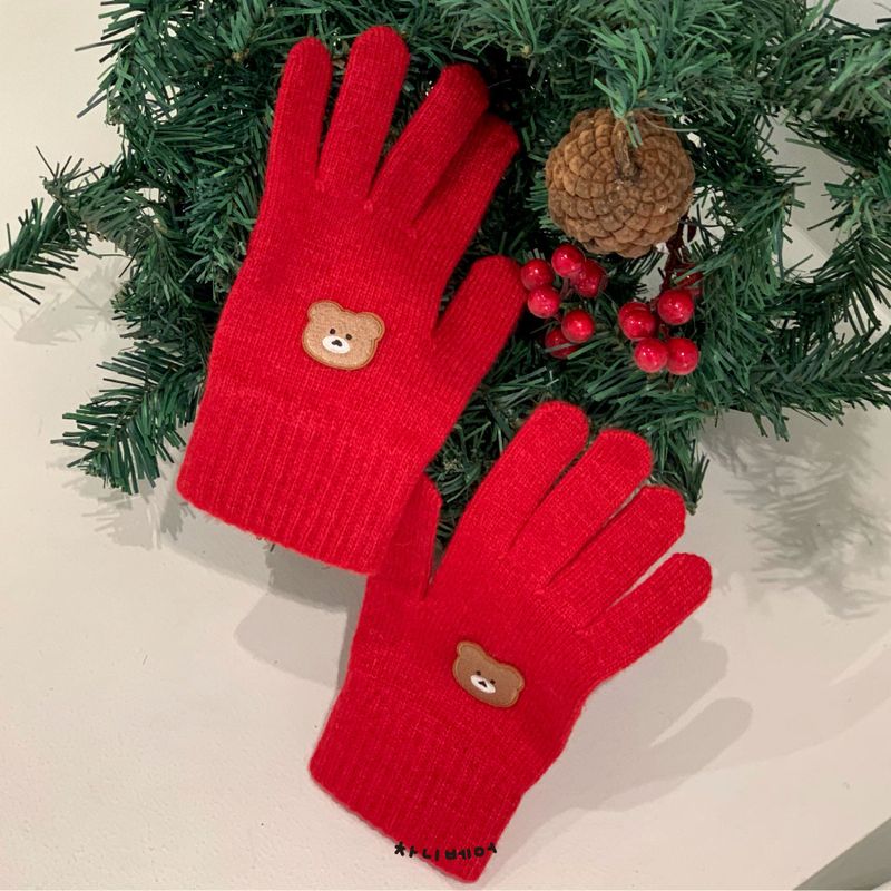 Chanibearの「chanibear winter smart touch wool gloves (4color-red)(Fashion Accessories)」