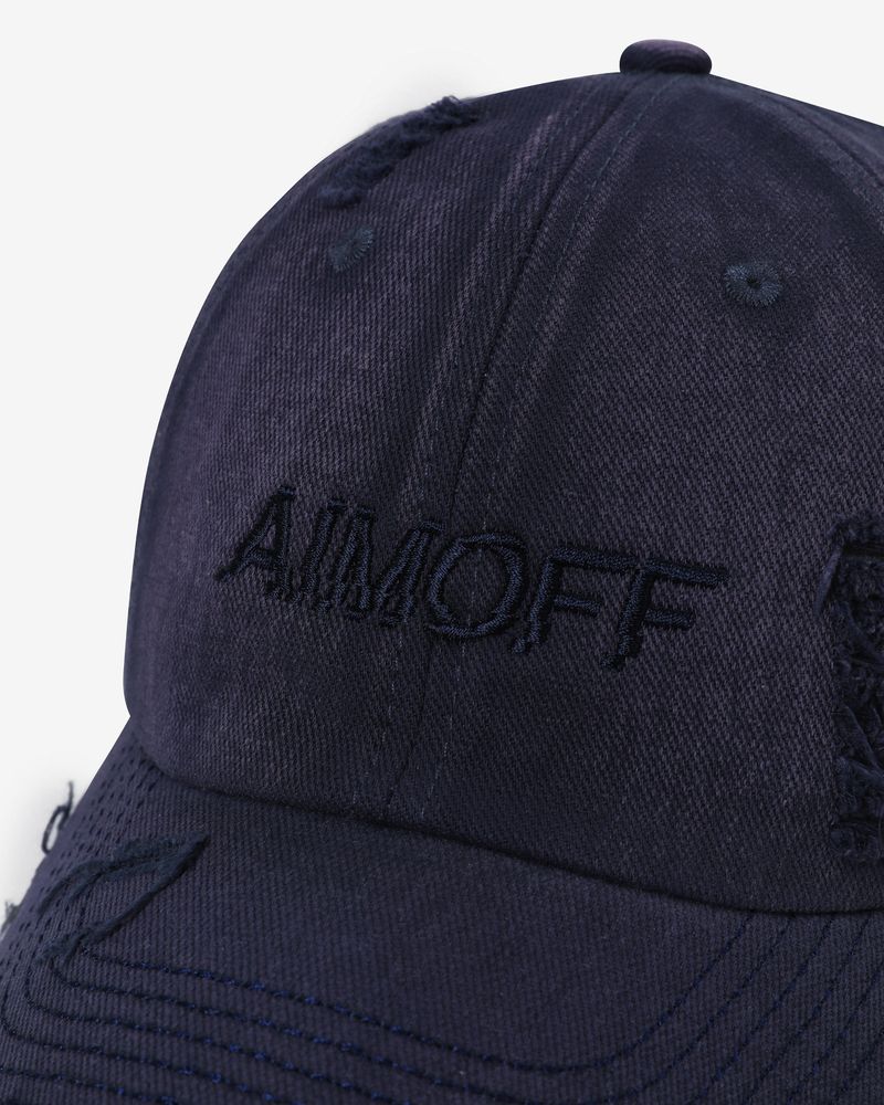 washed vintage ballcap [ navy ]