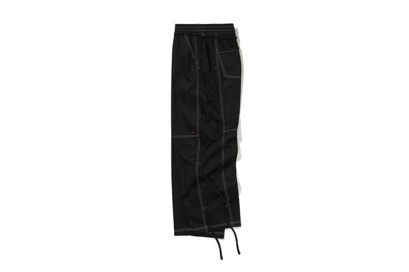 SIDE STRING PANTS_BLACK