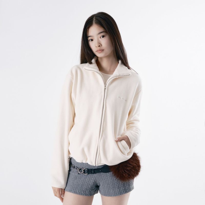 Snow fleece zip-up 002
