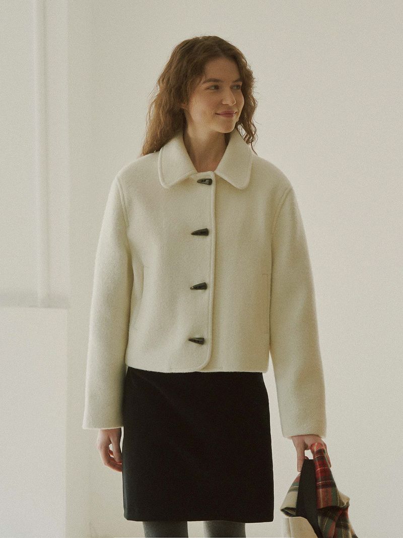 Wool fleece jacket