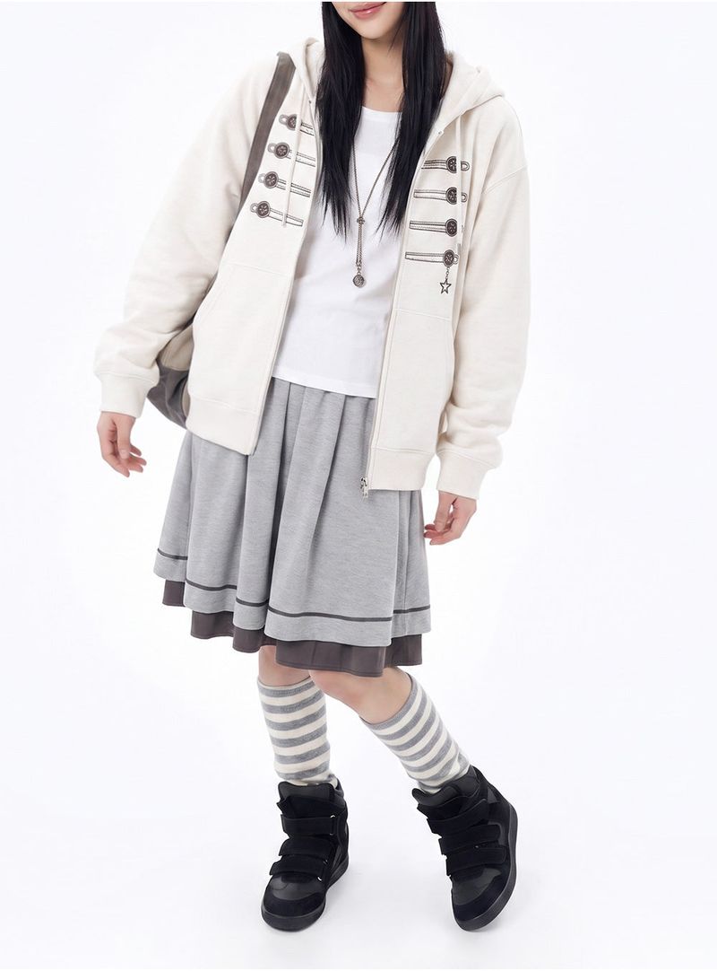 NAPOLEON 2-WAY ZIP-UP (3color)