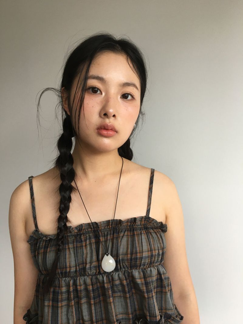 Homaika round cut necklace (2color)