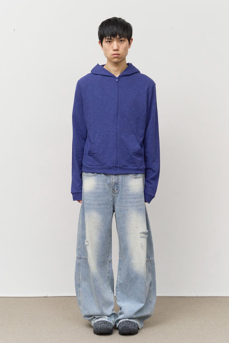 Brick Brushed Wide Denim