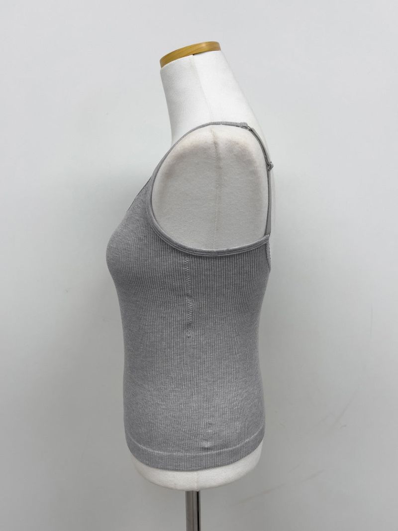 Lace Ribbed Bra Top Sleeveless