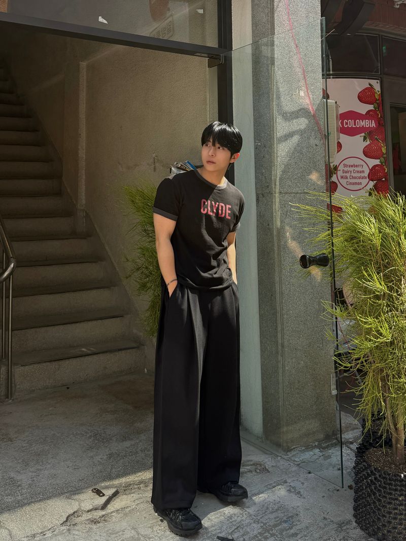 CLYDE muscle ringer short sleeve