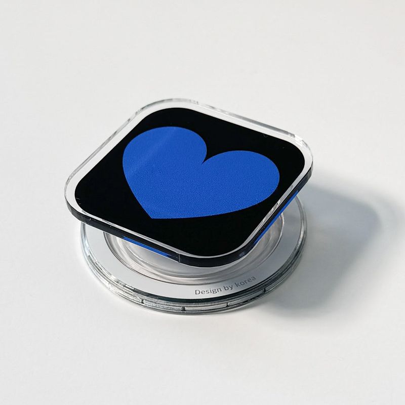 Heart Pattern Blue MagSafe Acrylic Tok