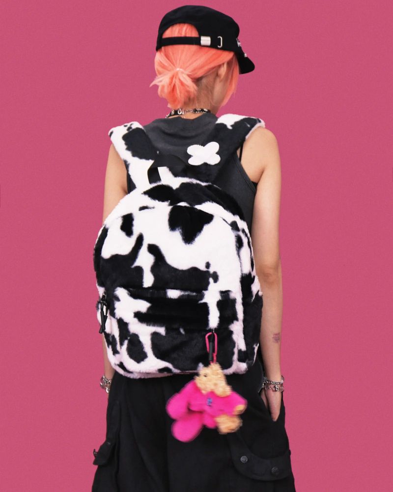 animal pom-pom backpack (3color)