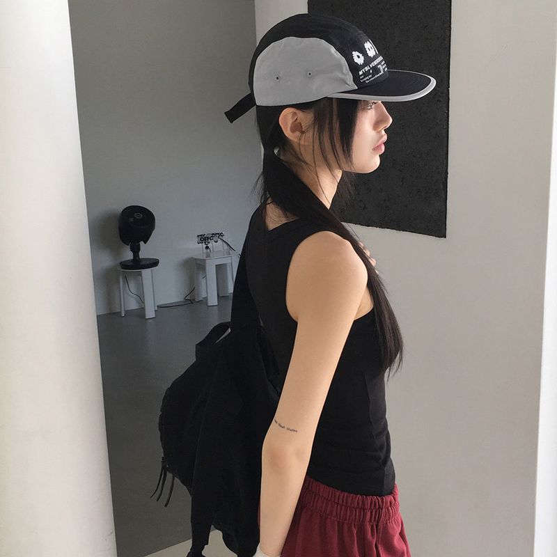 Maben Flower Coloring Nylon Camp Cap Ball Cap