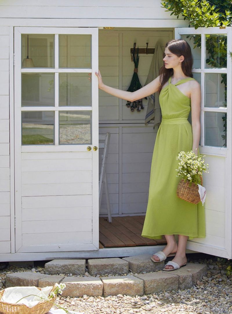 Charlotte Dress Light green