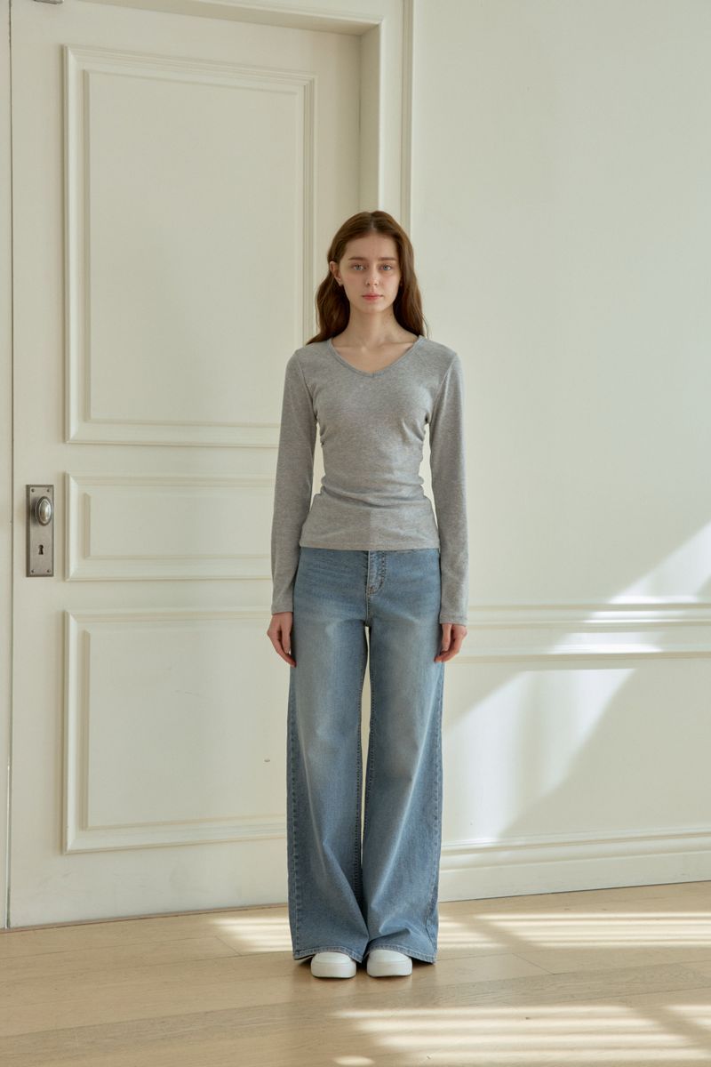 TENDER SHIRRING T-SHIRT
