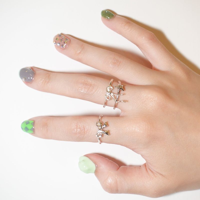 I NEED U baby ring - RIBBON