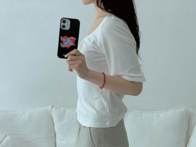 Forever Summer Glass Bumper Case (BLACK)