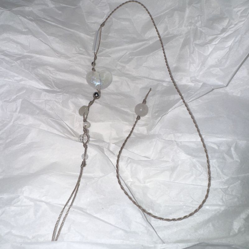 pale heart bookmark
