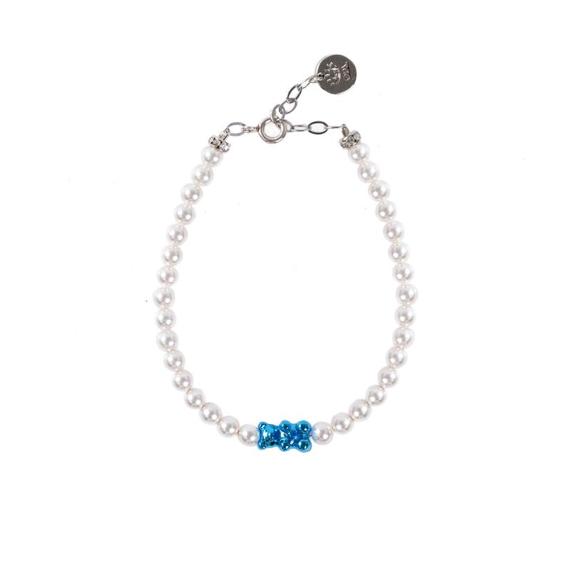 OCCHI DI LUPO(オッキ ディ ルポ)の「Petit Bear Pearl Bracelet_Blue(Accessories)」