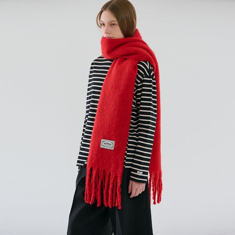 Soft Brushed Muffler_Red