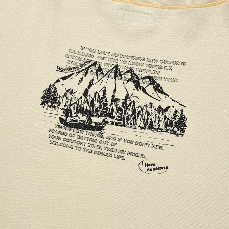 NOMAD GRAPHIC SWEATSHIRT [SAND]