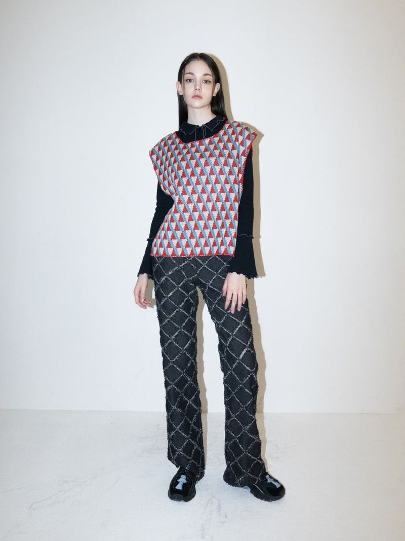 Suid Knit Vest (RED)