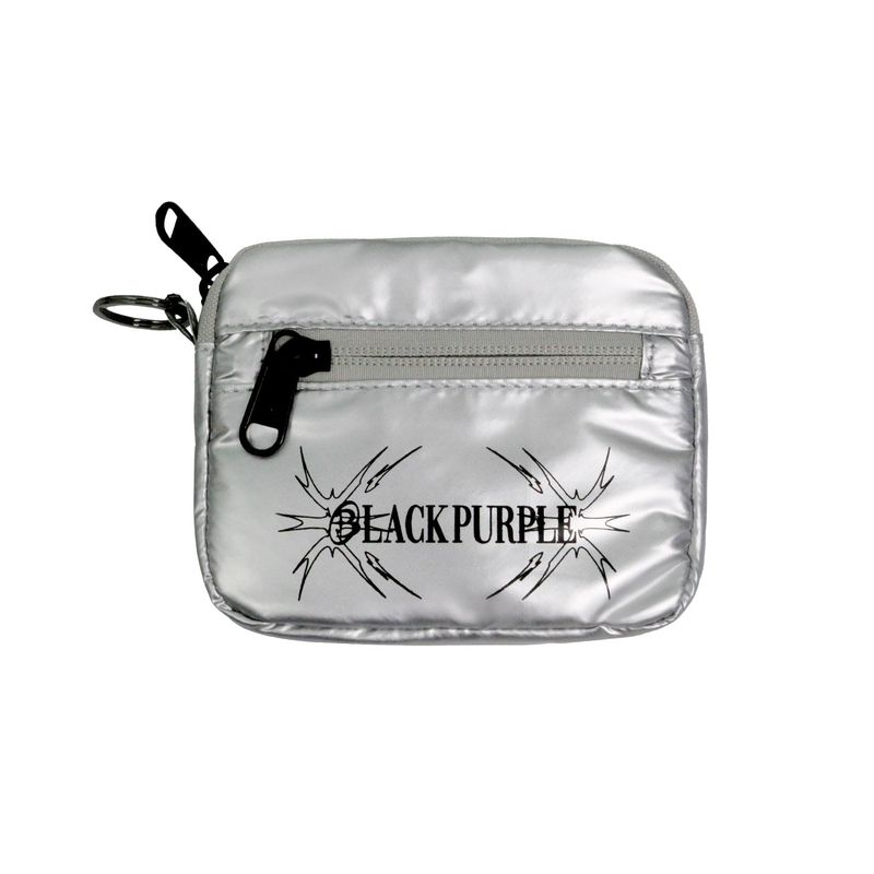 blackpurple（ブラックパープル）の「City Nylon Card Wallet - Silver（Smartphone Accessories）」