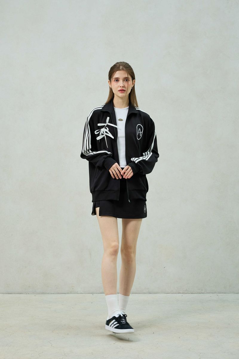 BONNY JERSEY SKIRT PANTS / BLACK