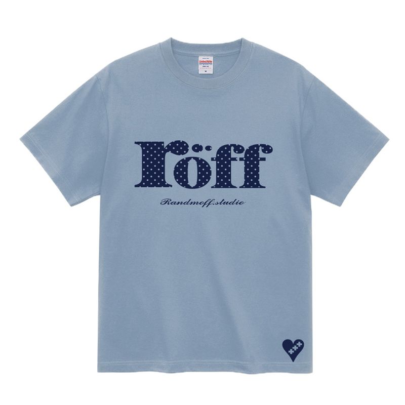 RÖFF TYPE PLAY DOT T-SHIRT [BLUE MOON]