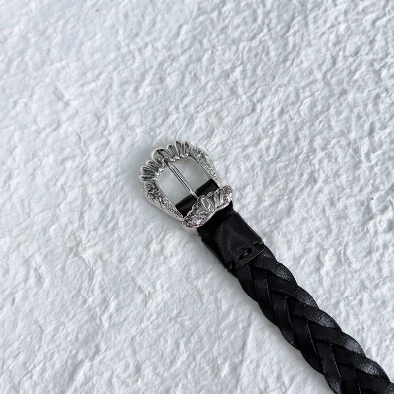 Vintage Silver Braided Belt