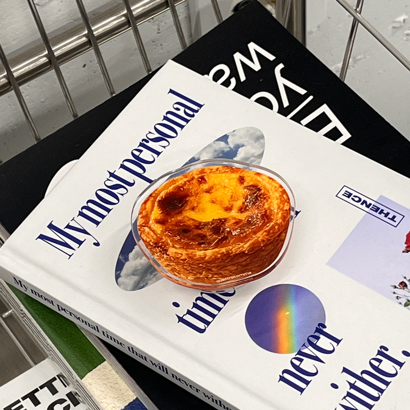 quattrocomma(クアトロコンマ)の「egg tart cookie dessert smart tok(sticker type)(Smartphone Accessories)」