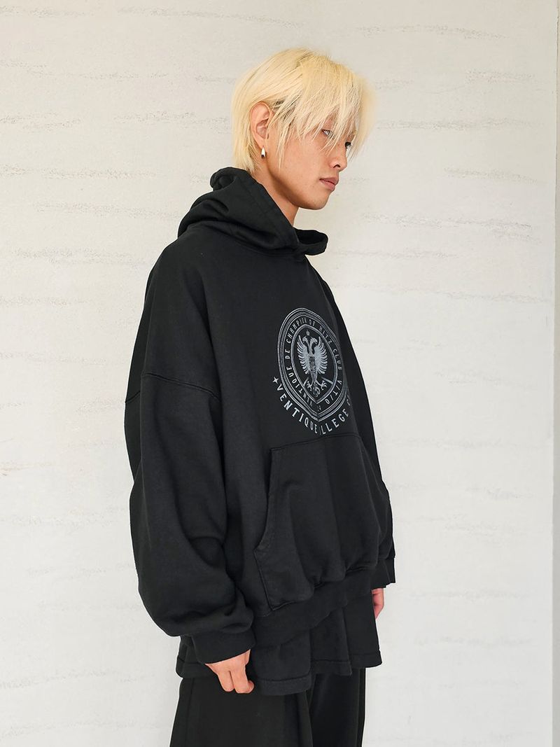 VENTIQUE Pigment Izzy Eagle hoodie 2colors